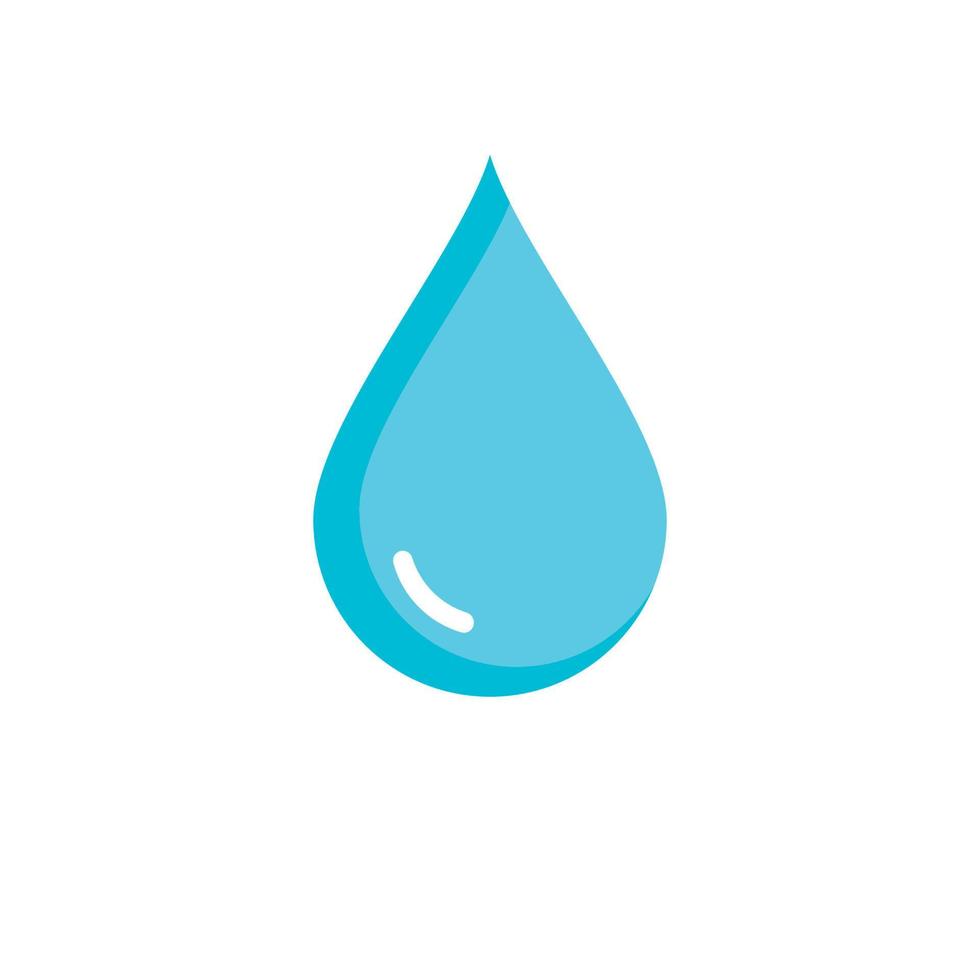 Set of abstract water drops symbols, logo vector