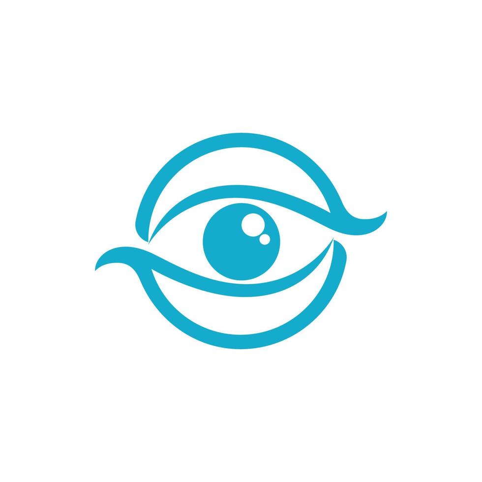 Eye Care vector logo design