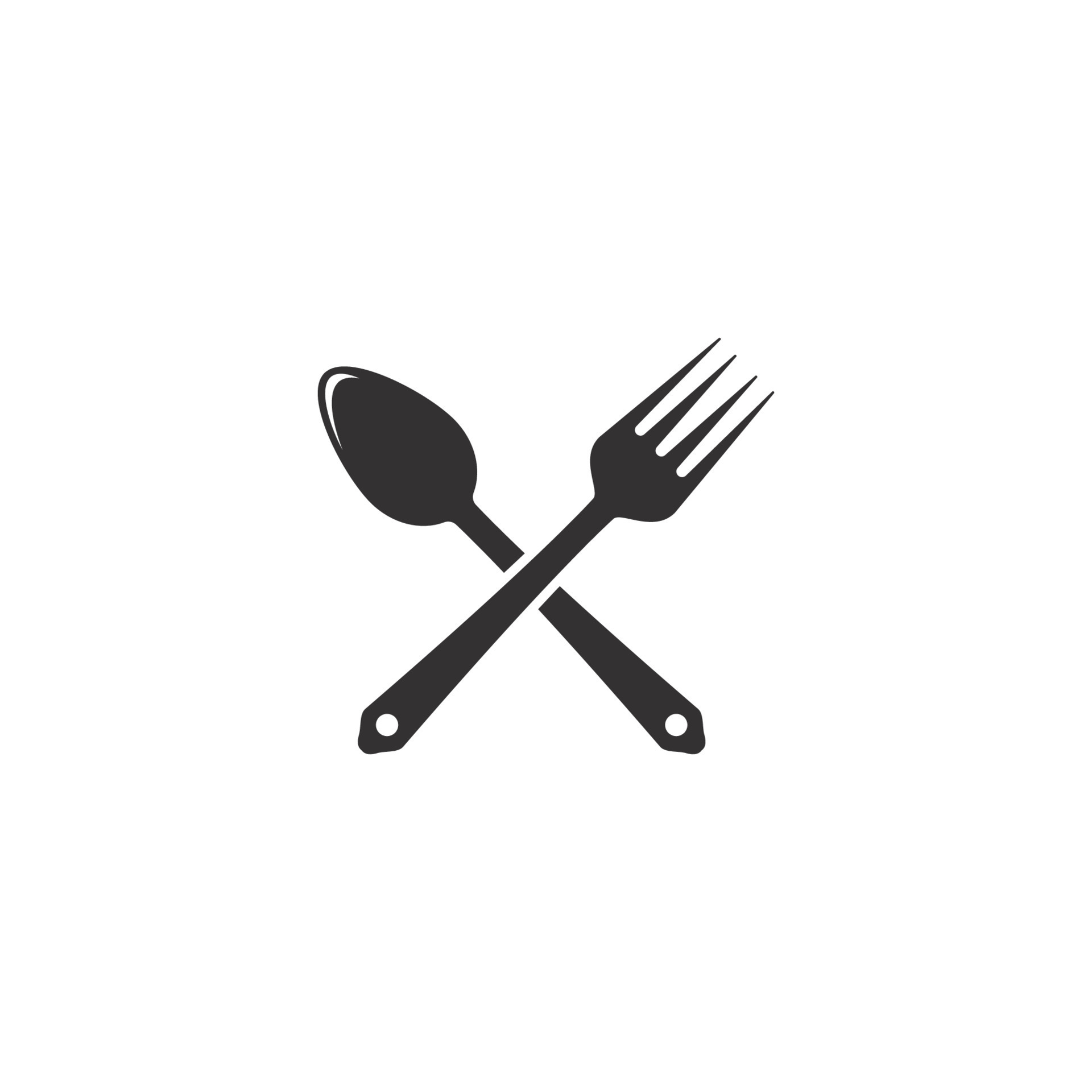 fork and spoon logo template vector icon illustration 15027635 Vector