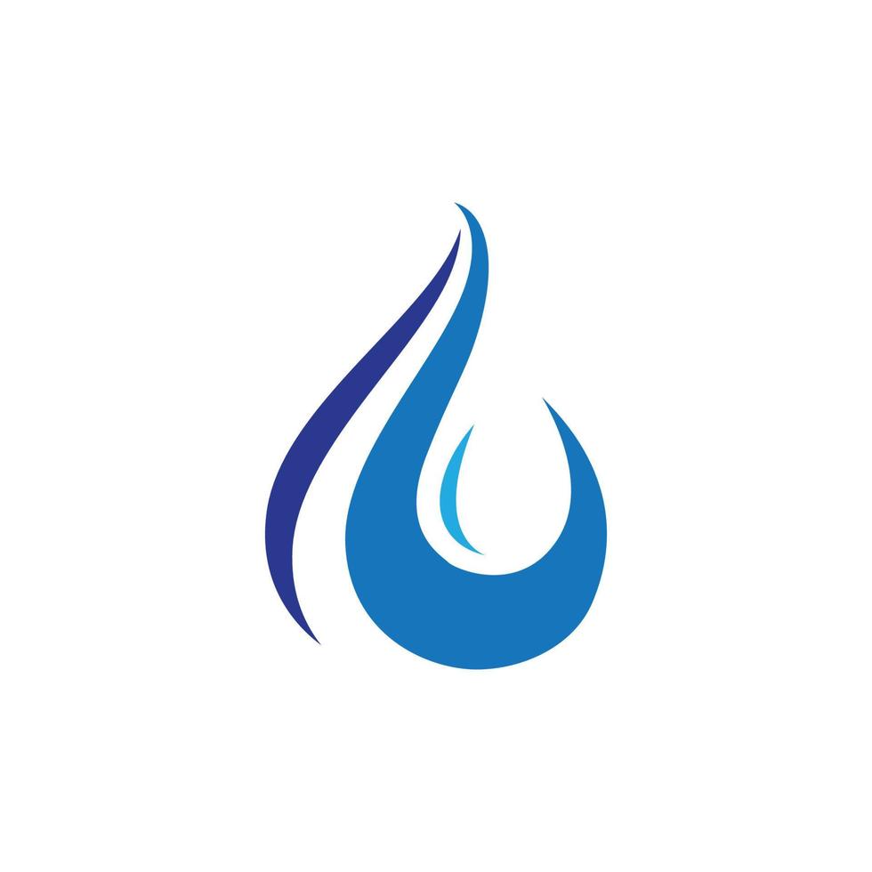 plantilla de logotipo de gota de agua vector