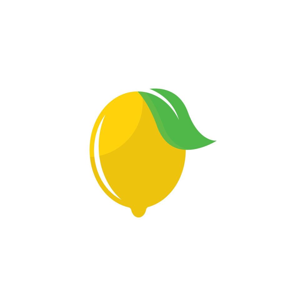 Set of lemon fruit logo vector template icon illustration