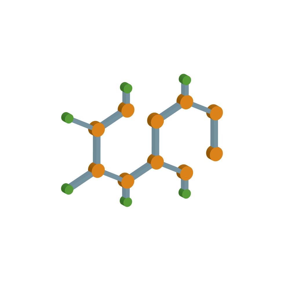 science particle molecule atom cell 3d vector illustration
