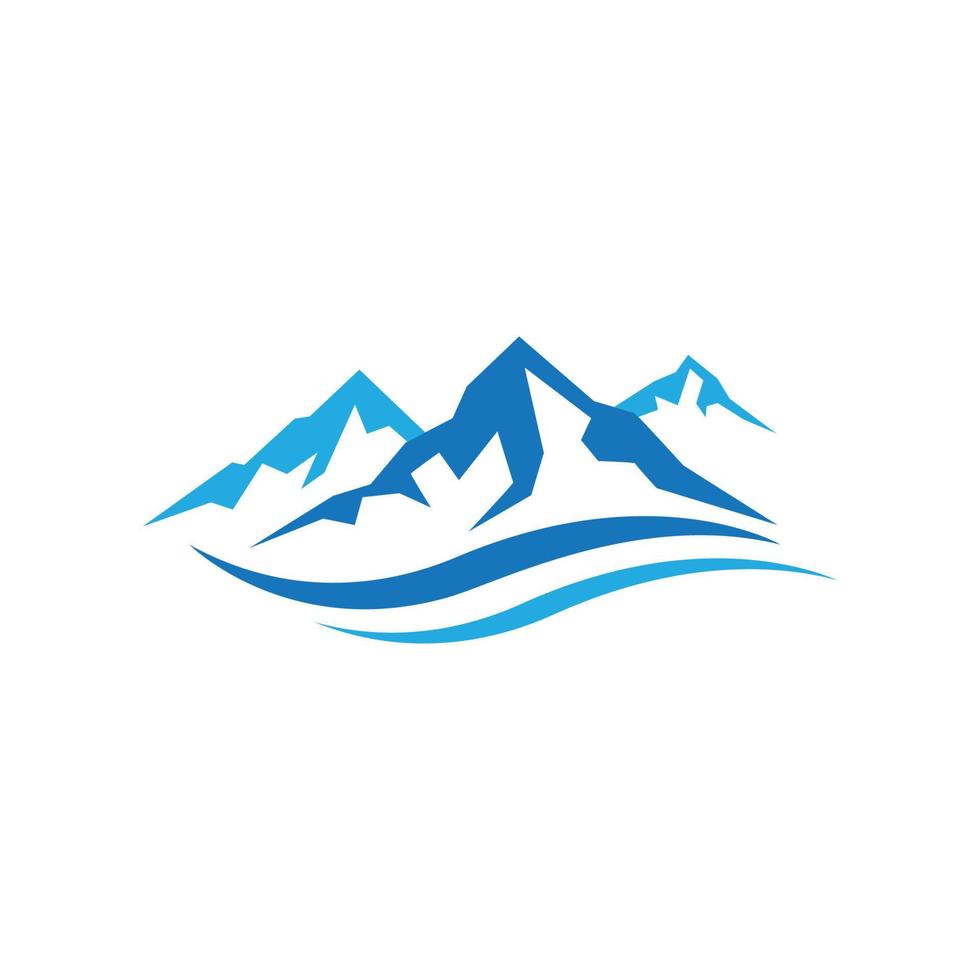 Mountain icon Logo vector