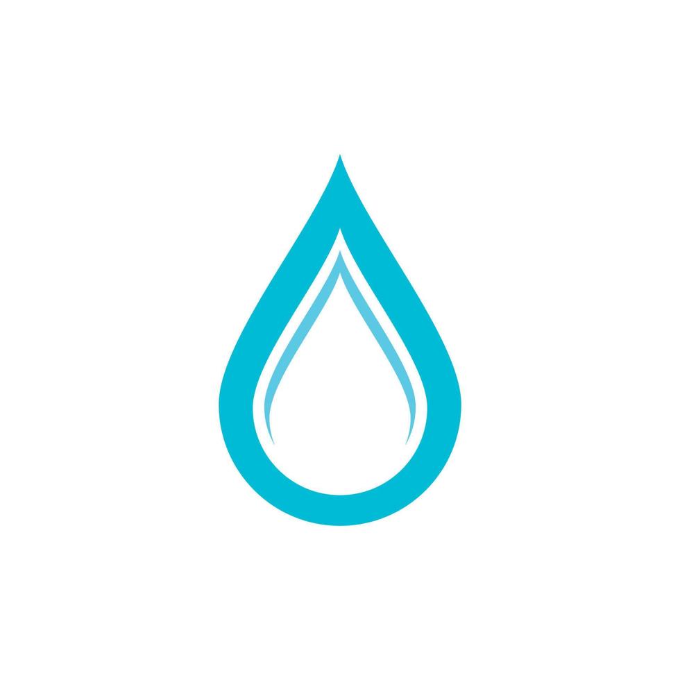 conjunto de símbolos abstractos de gotas de agua, logotipo vector