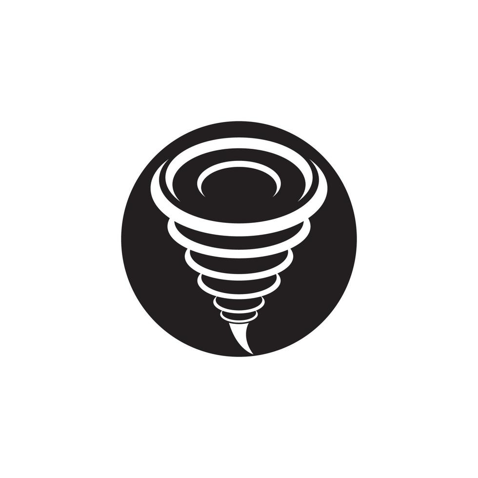 Tornado logo template symbol vector illustration
