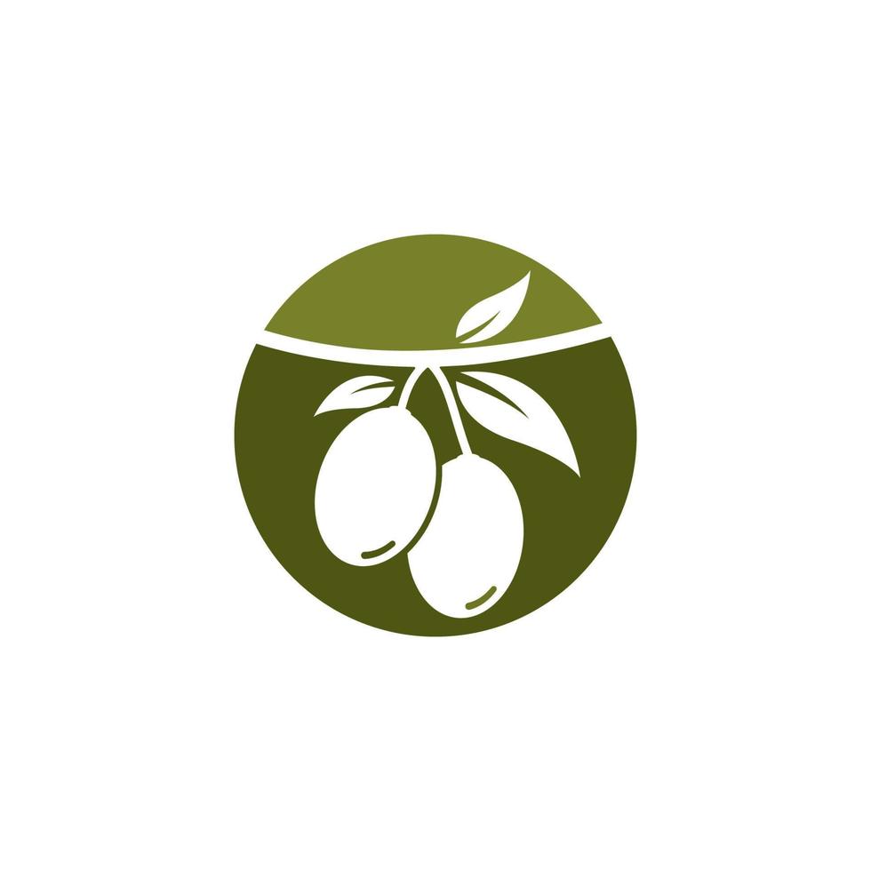 set of Olive logo vector illustration