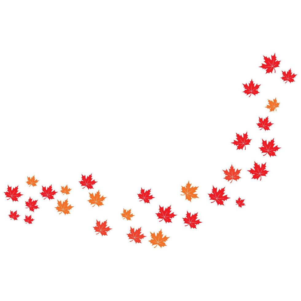 Maple leaf background vector illustration