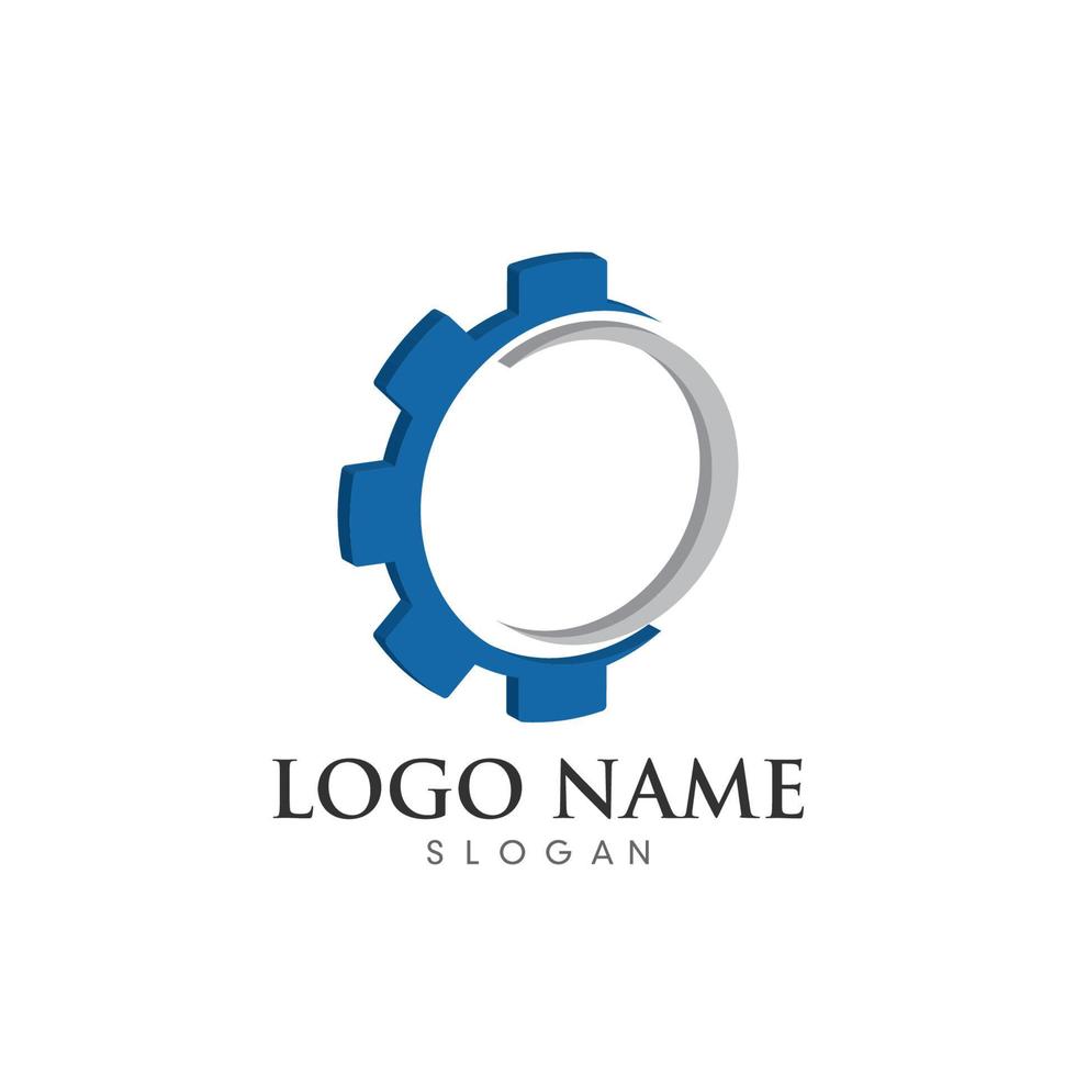 Gear Logo Template vector icon illustration