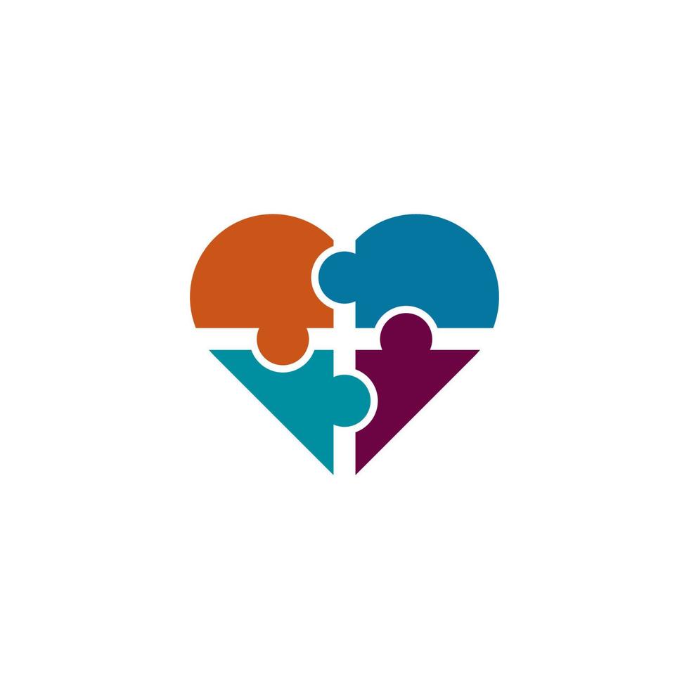Adoption and community care Logo template vector