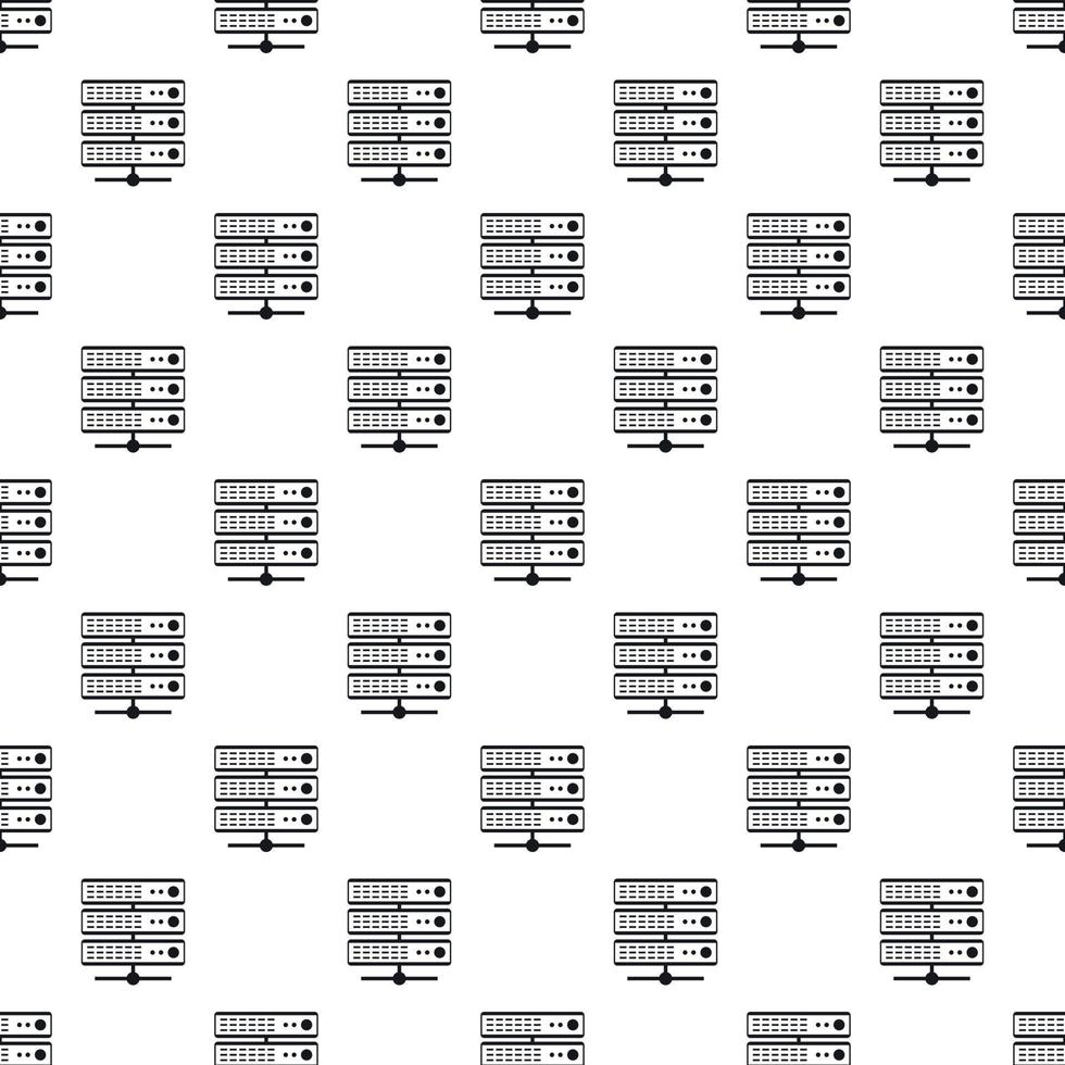 Database pattern, simple style vector