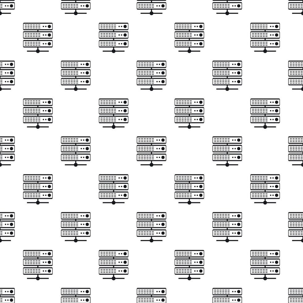 Database pattern, simple style vector