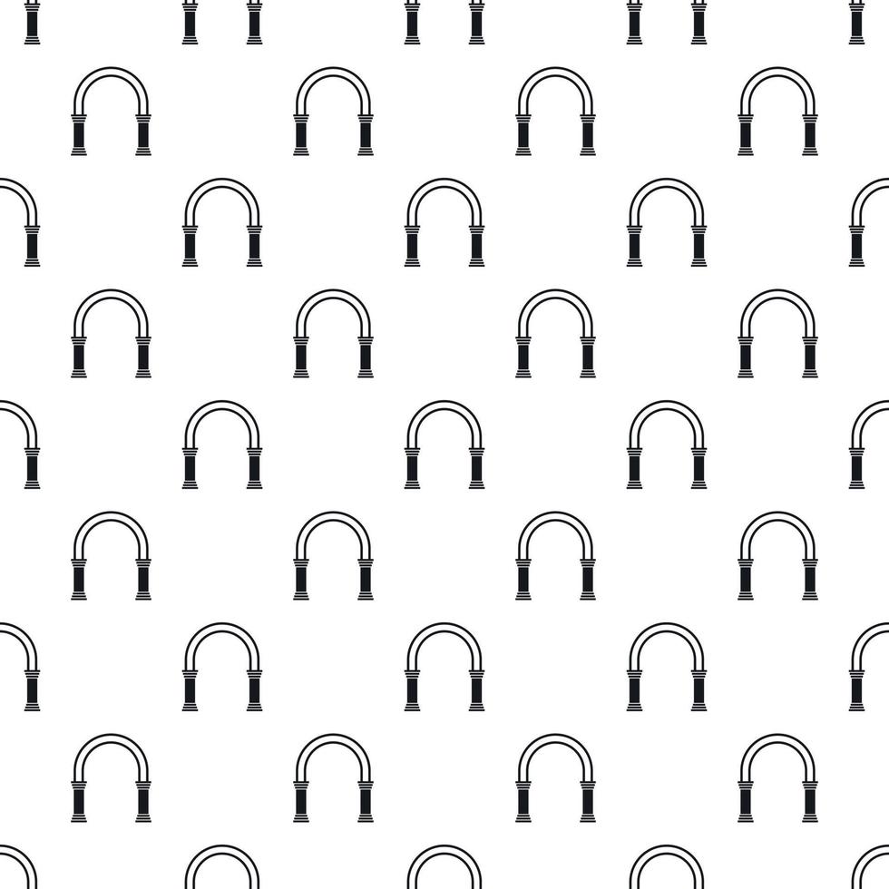 Classic arch pattern, simple style vector