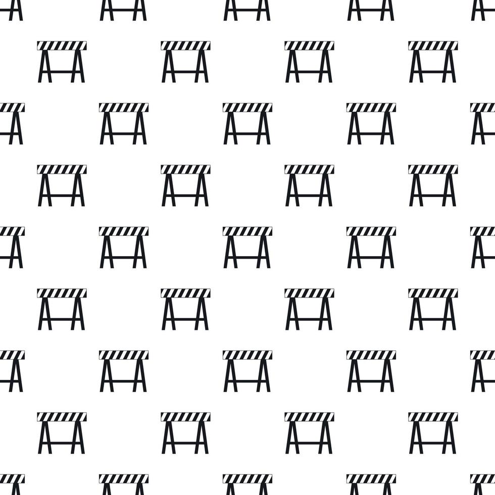 Prohibitory road sign pattern, simple style vector