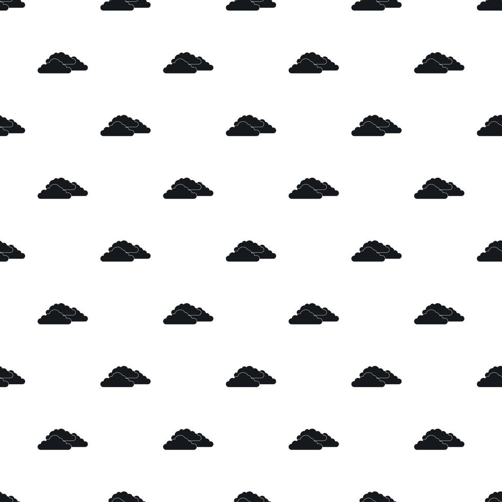 Clouds pattern, simple style vector