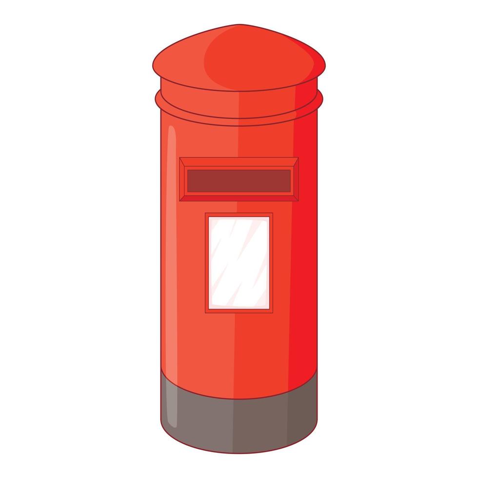 English inbox icon, cartoon style vector