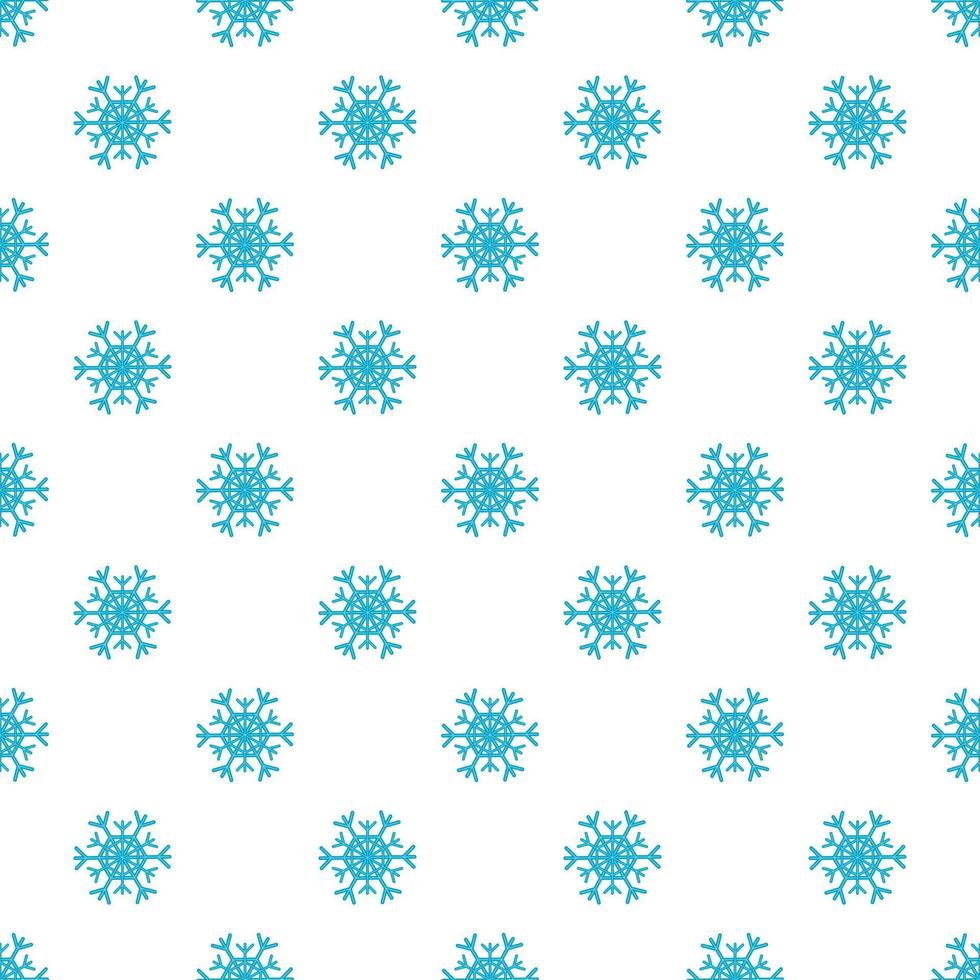 Snowflake pattern, cartoon style vector