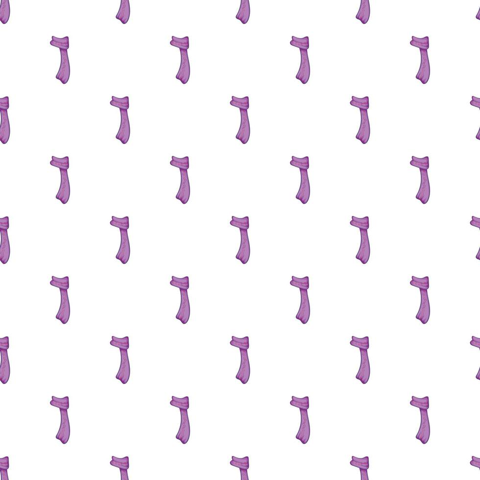 Scarf pattern, cartoon style vector