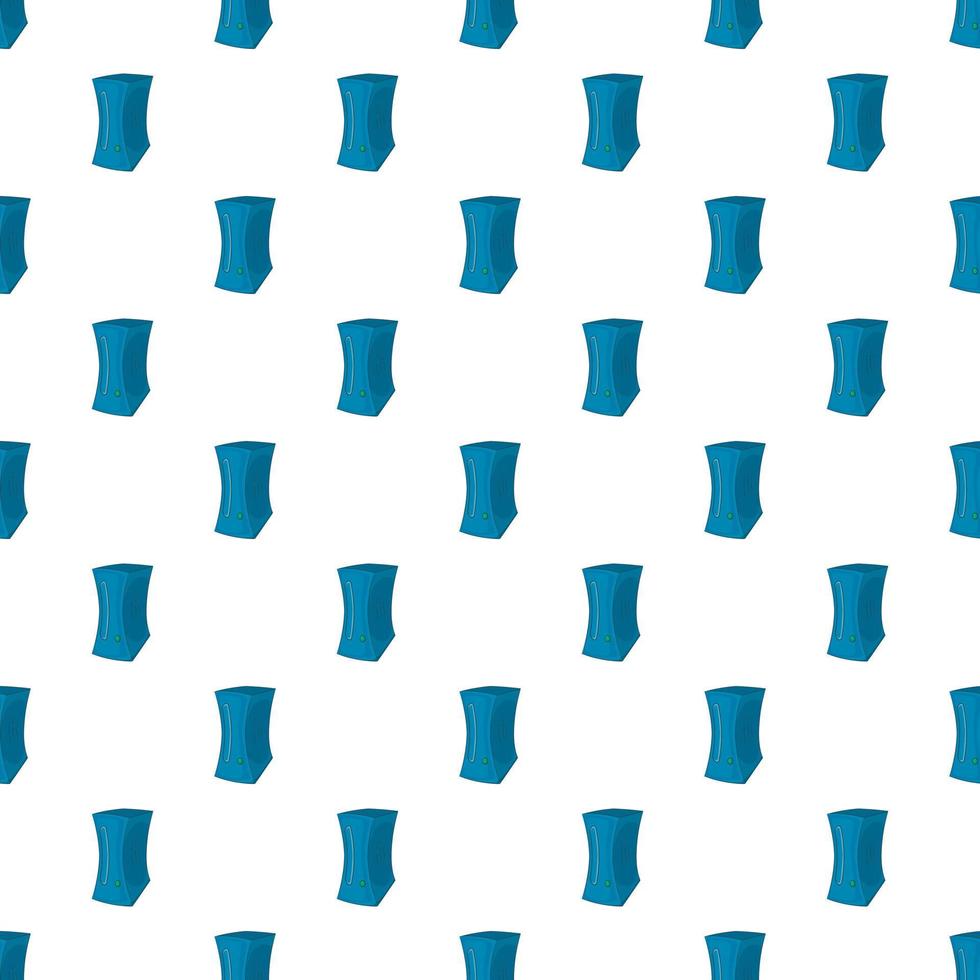Computer system unit pattern, cartoon style vector