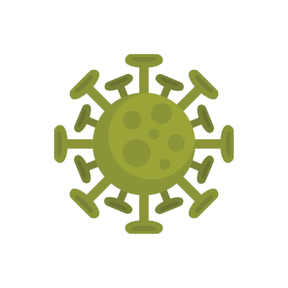 Corona virus icon flat isolated vector