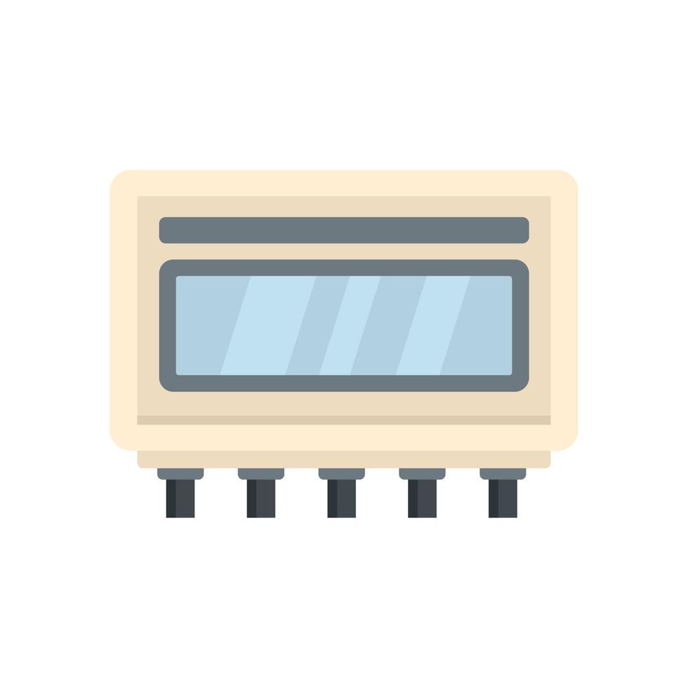 Electric utilities icon flat isolated vector