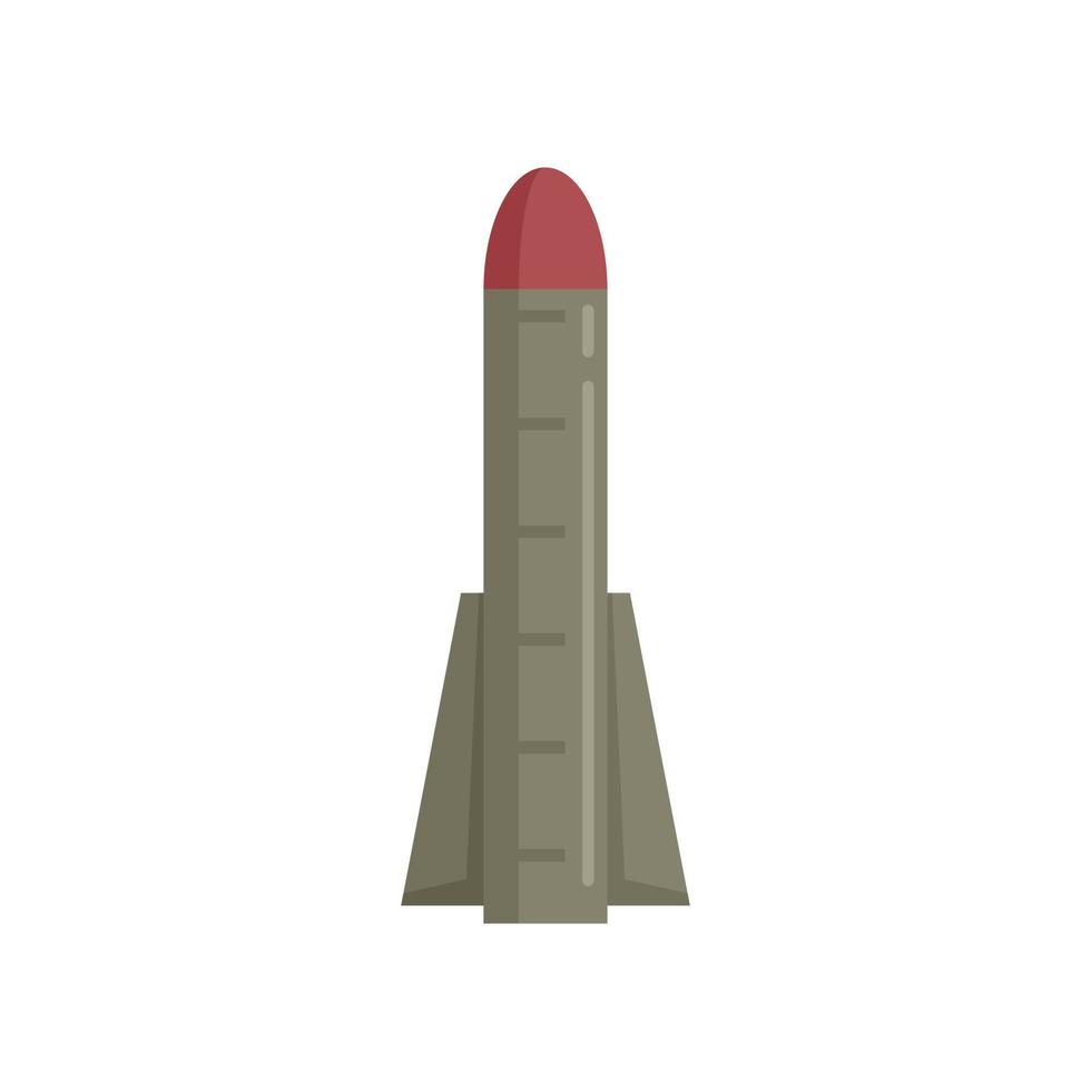 icono de vuelo de misiles vector aislado plano