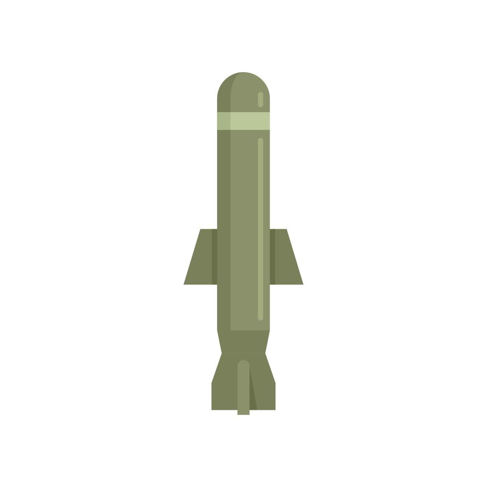 icono de batalla de misiles vector aislado plano