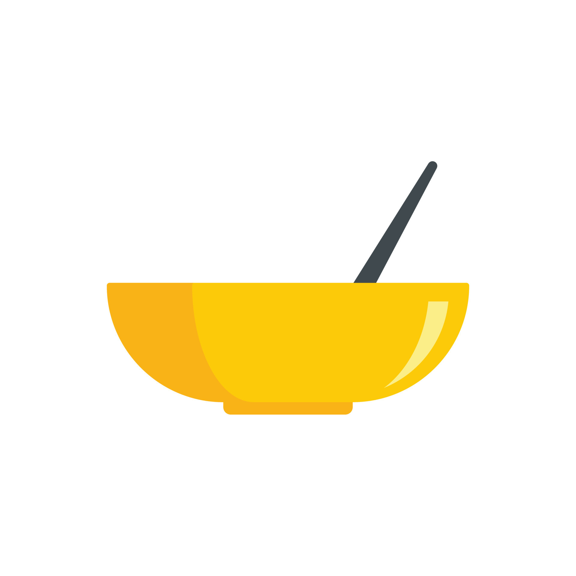 Stylist hair color bowl icon flat isolated vector 15029971 Vector Art