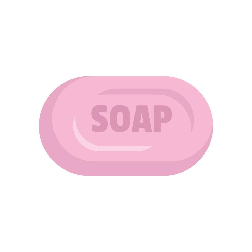 Room service soap icon flat isolated vector