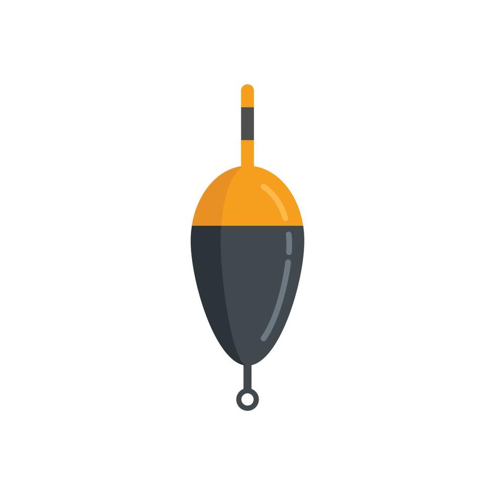 Bobber bait icon flat isolated vector