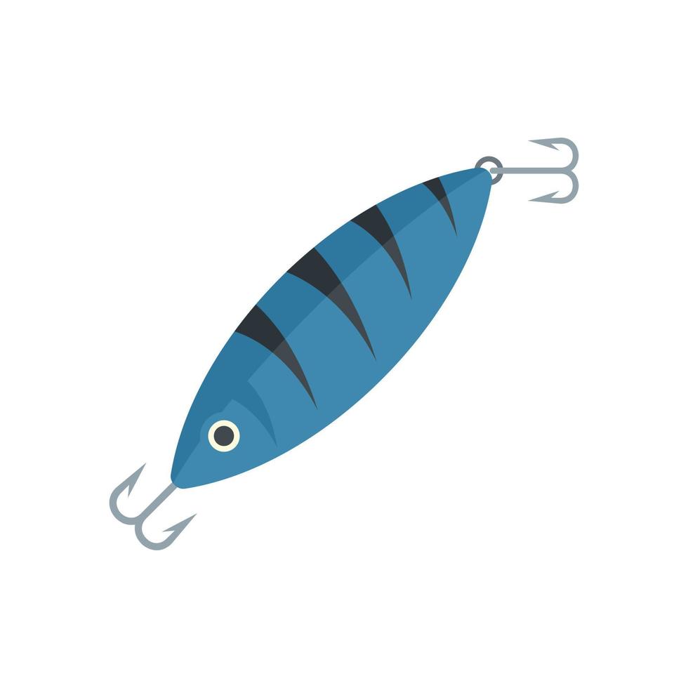 Fish bait icon flat isolated vector