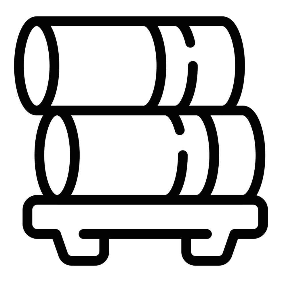 Spa roll cloth icon outline vector. Fabric towel vector