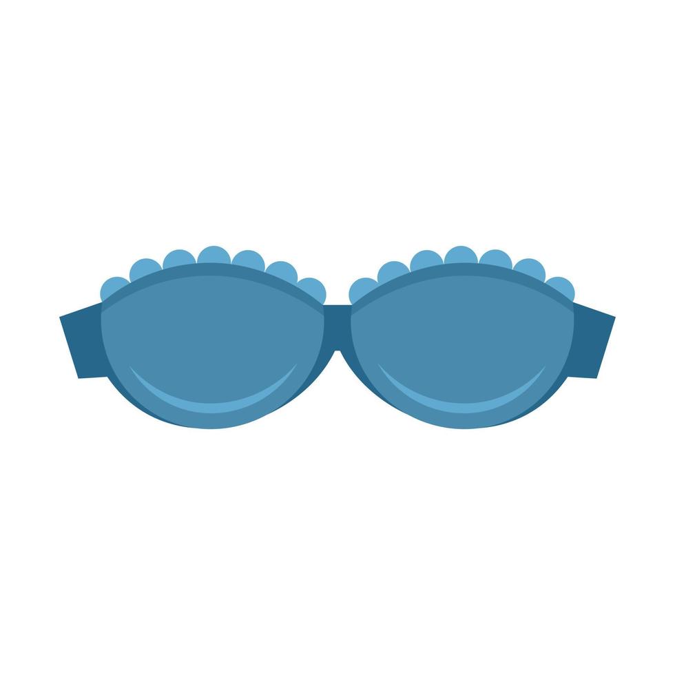 Style bra icon flat isolated vector