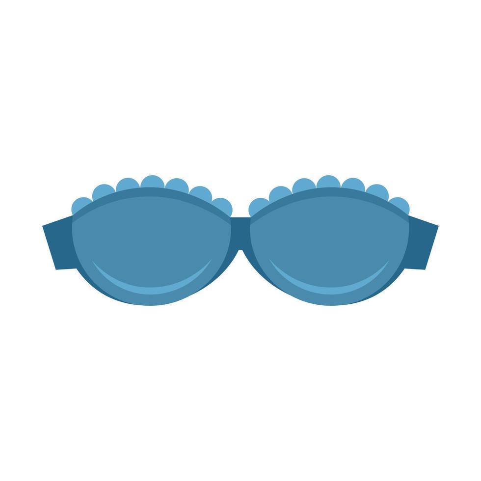 Style bra icon flat isolated vector