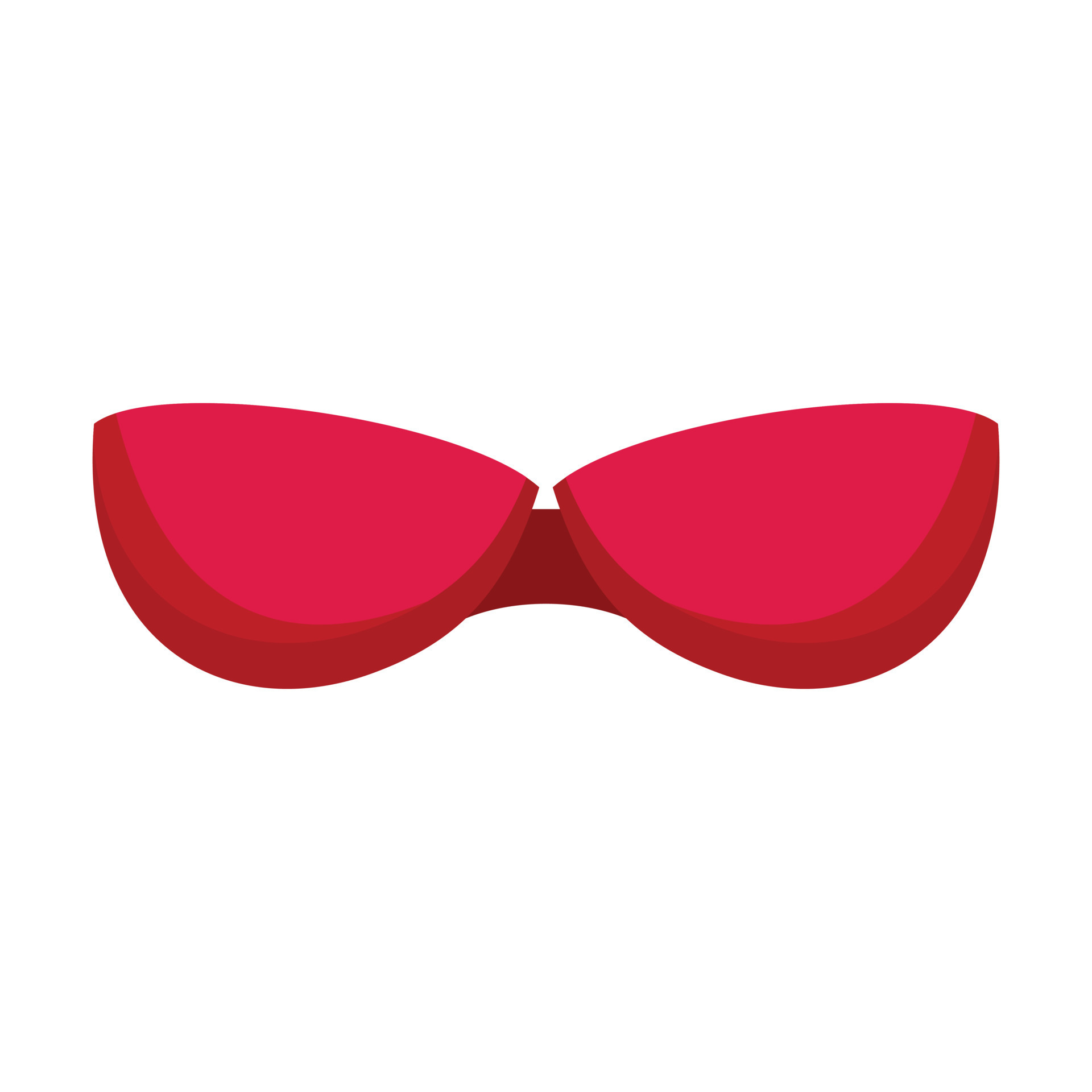 Chest bra icon flat isolated vector 15030364 Vector Art at Vecteezy