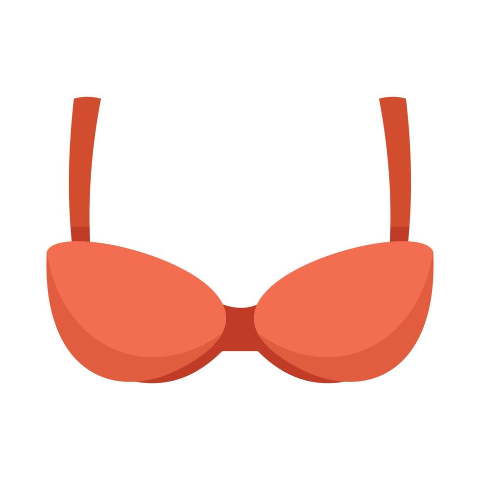 Red bra, illustration, vector on white background. 13718809 Vector Art at  Vecteezy