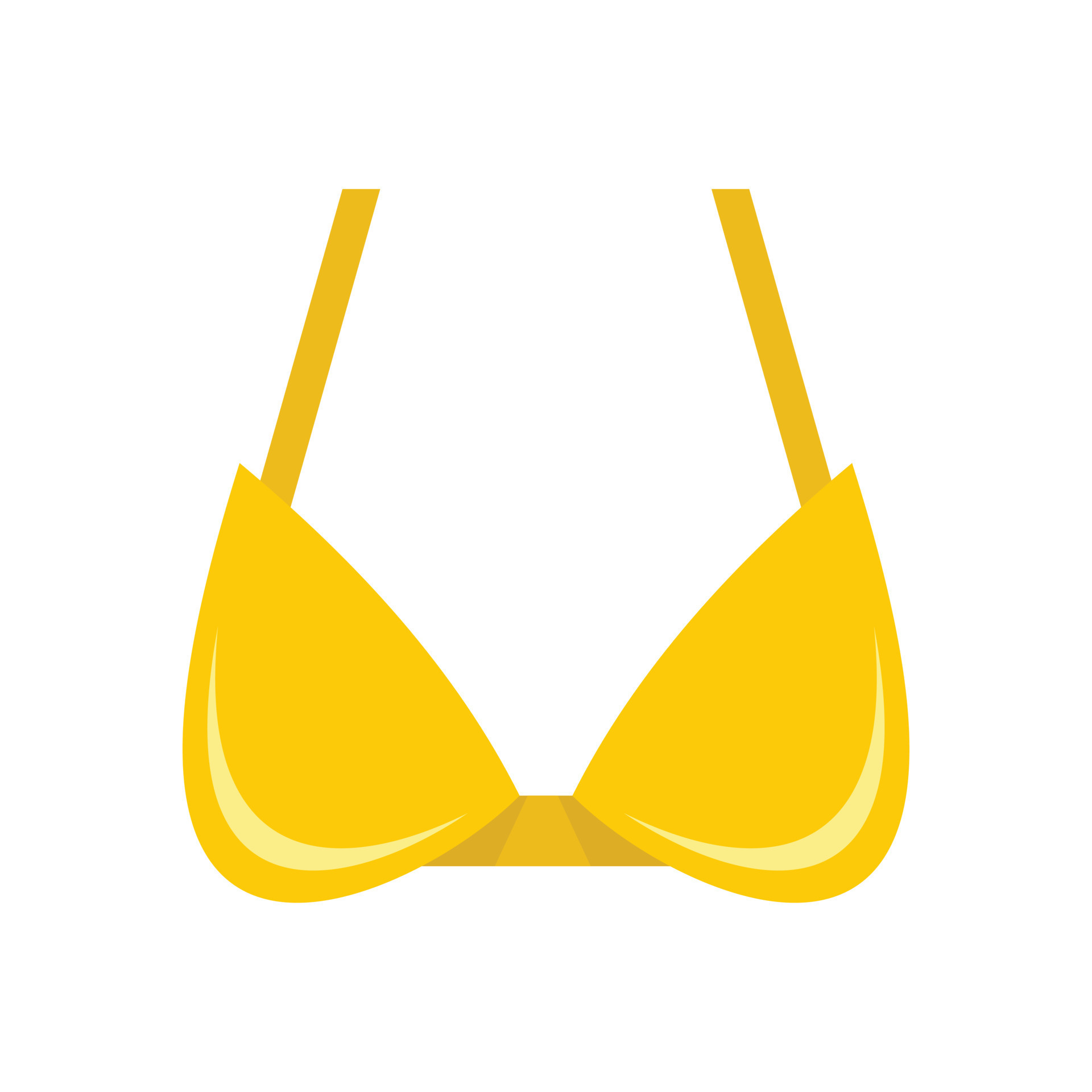 Strapless bra icon flat isolated vector 15030376 Vector Art at