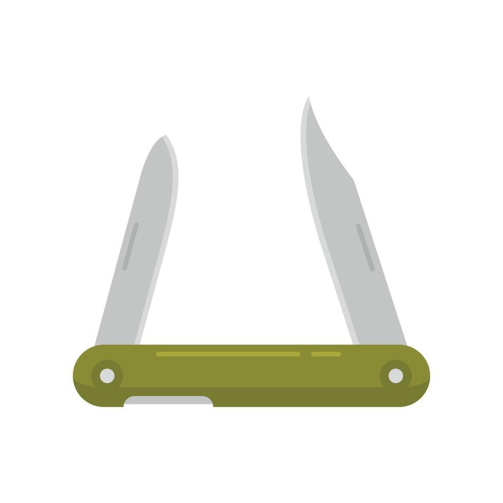 icono de cuchillo de caza vector aislado plano