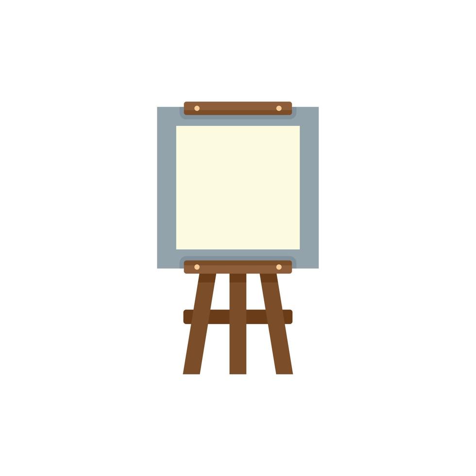 Equipment easel icon flat isolated vector