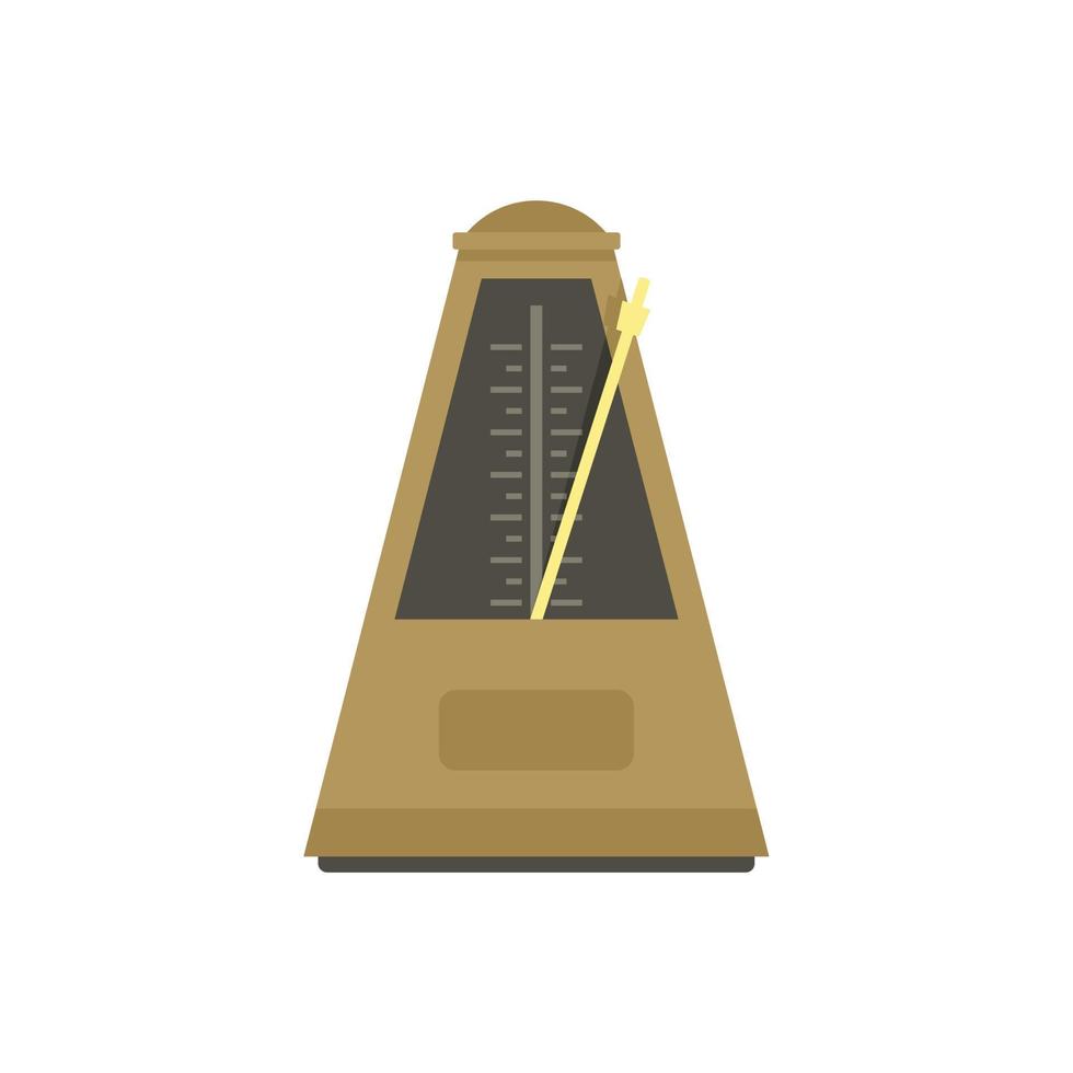 Motion metronome icon flat isolated vector