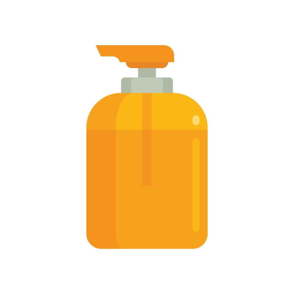 Sauna soap dispenser icon flat isolated vector