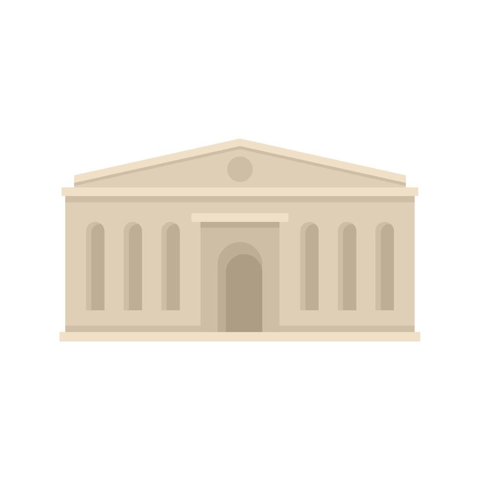 Theater icon flat isolated vector