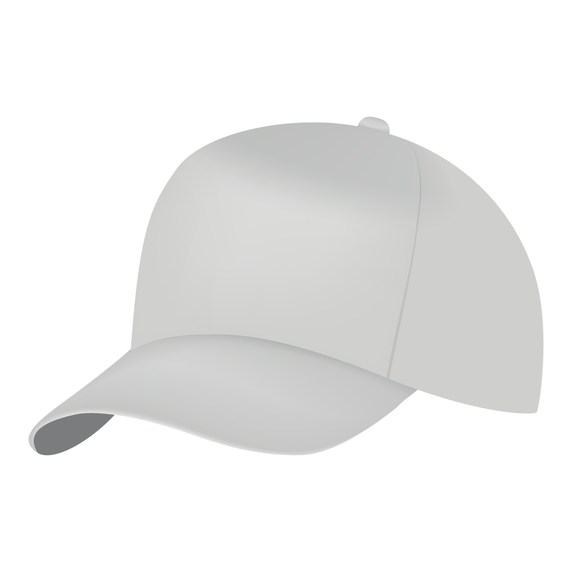 White cap side view mockup, realistic style 15030964 Vector Art at Vecteezy