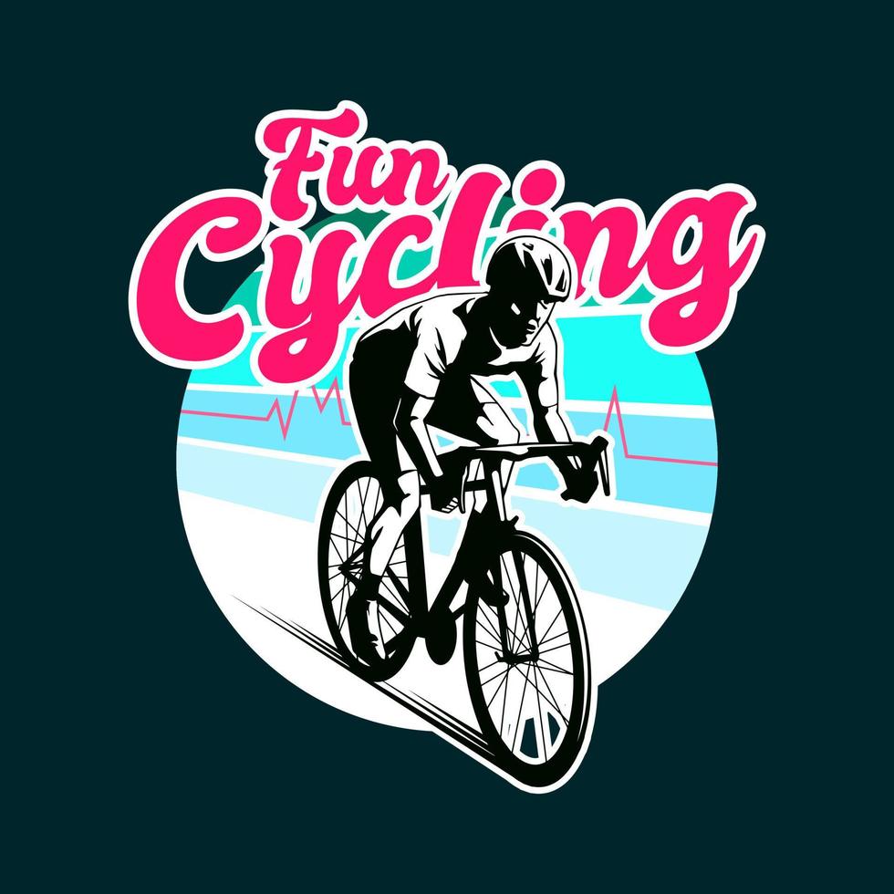 bicycle sport artwork vector