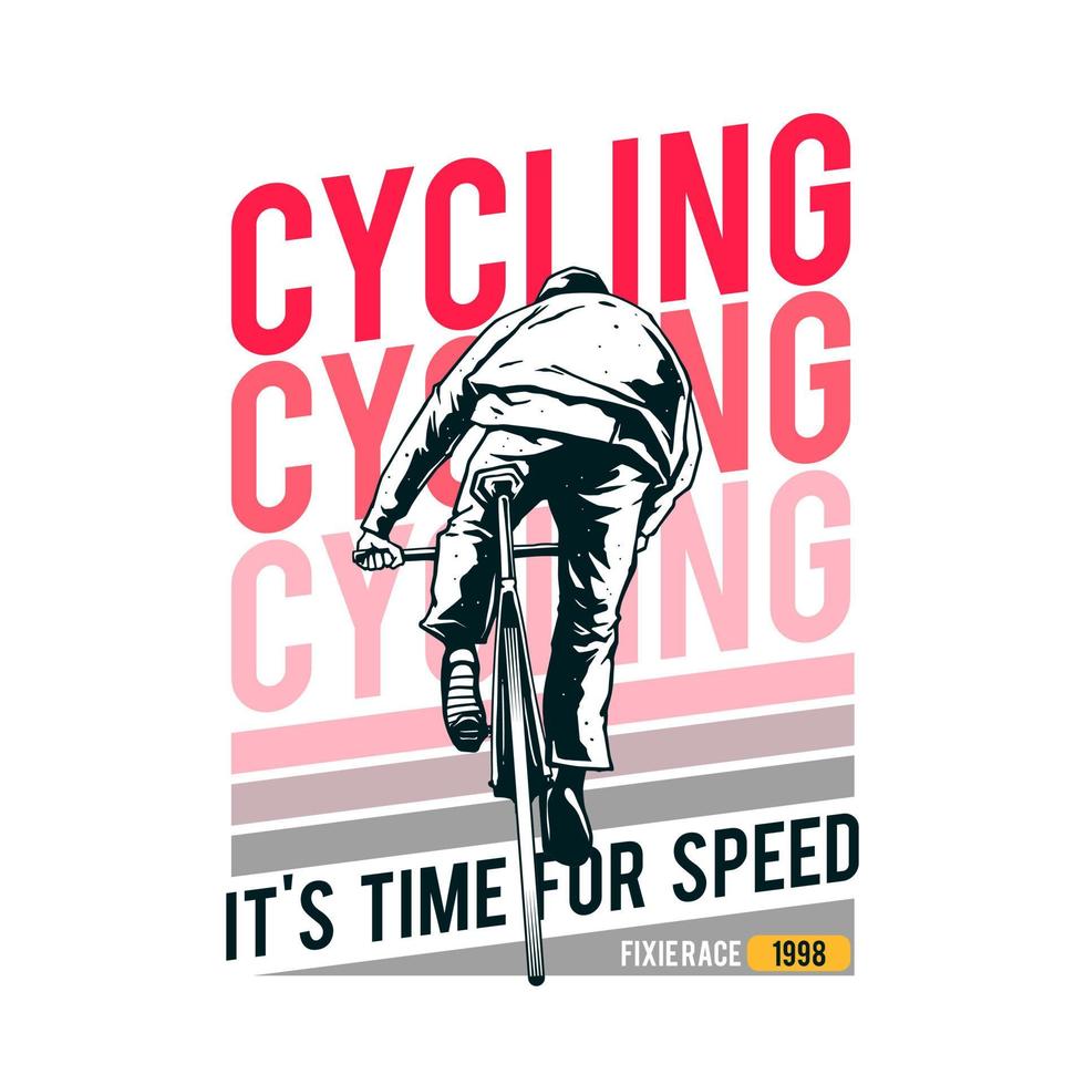 bicycle sport artwork vector