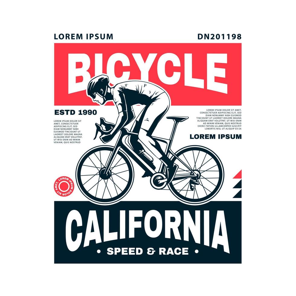 bicycle sport artwork vector