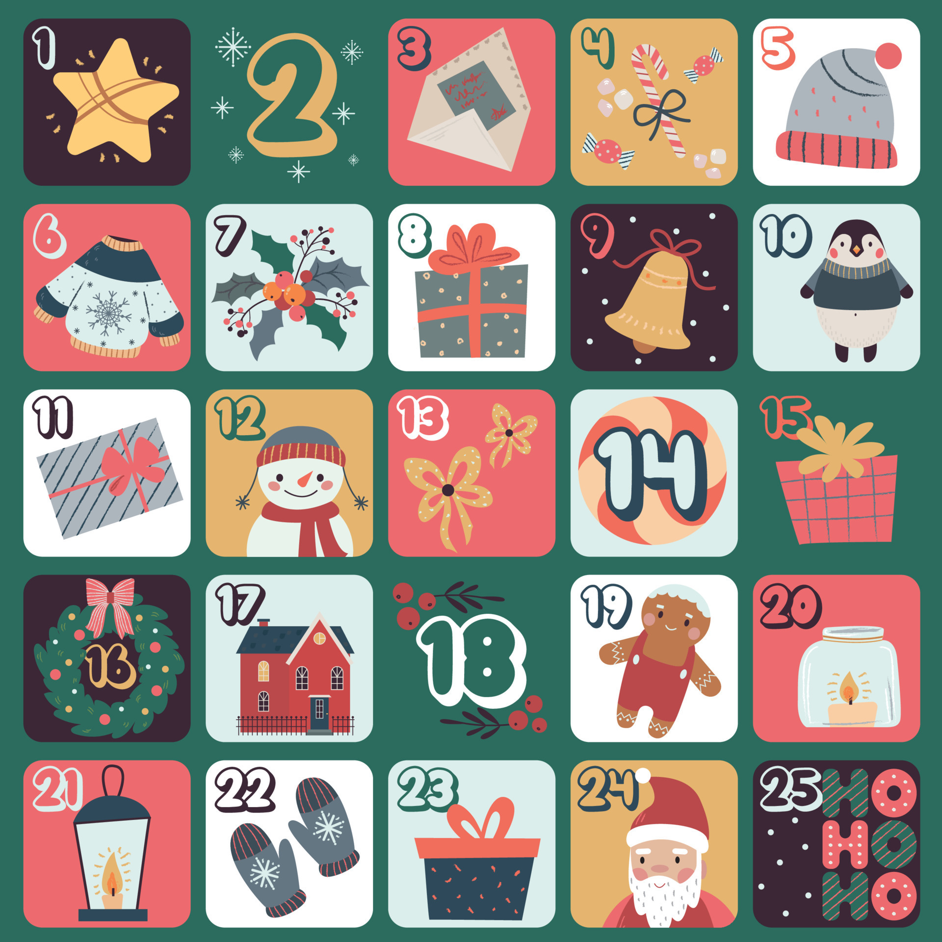 Calendar Xmas 