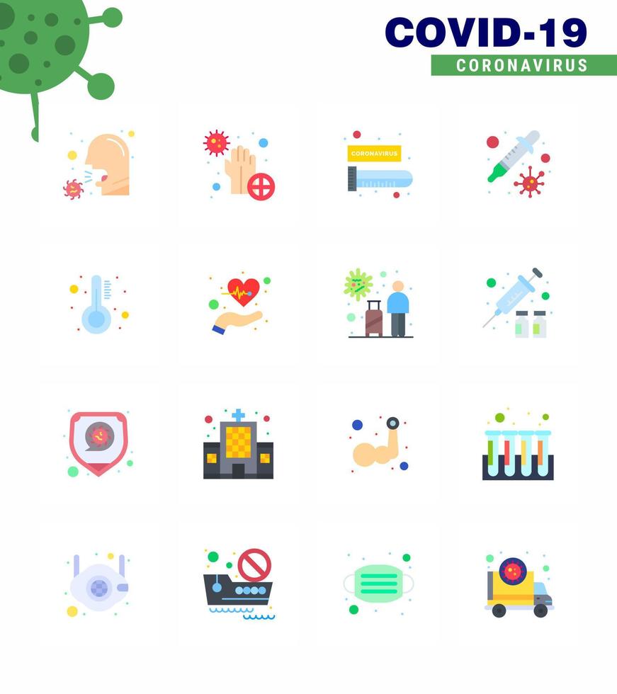 25 Coronavirus Emergency Iconset Blue Design such as transmission dropper disease virus blood test viral coronavirus 2019nov disease Vector Design Elements