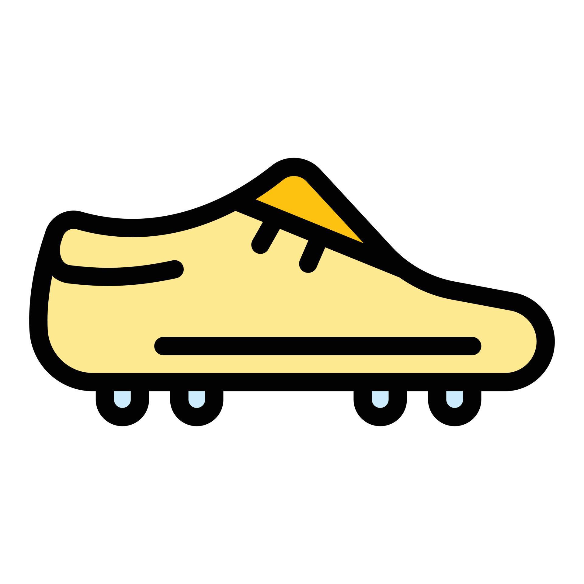 Football boot icon color outline vector 15032150 Vector Art at Vecteezy