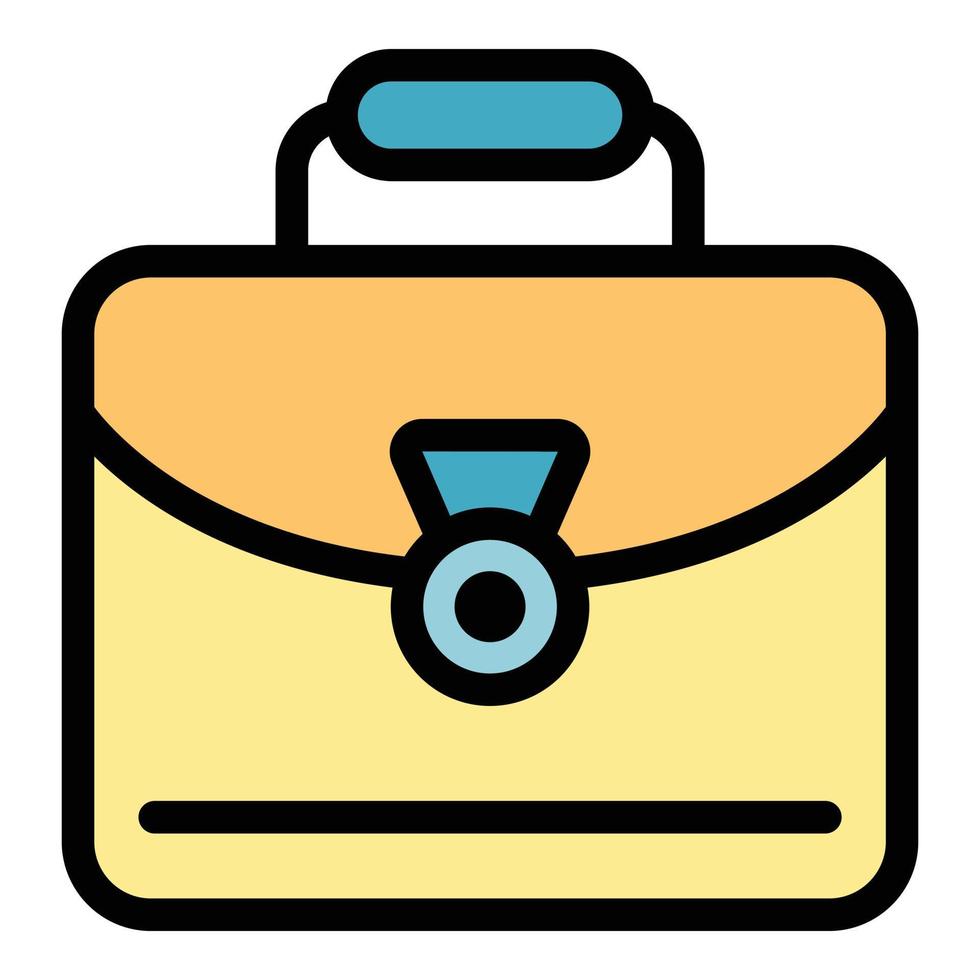 Adaptation manager case icon color outline vector