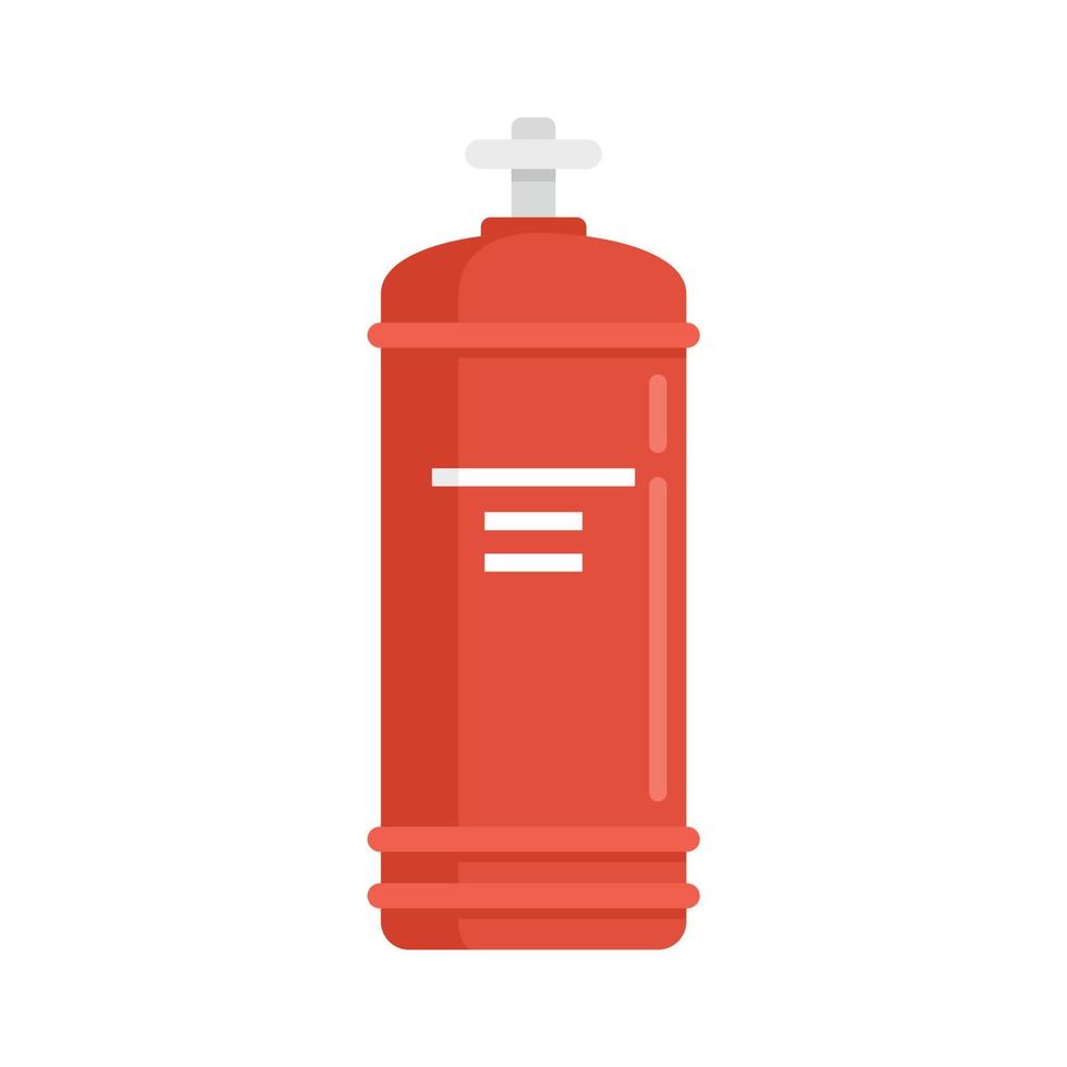 Gas cylinder valve icon flat isolated vector
